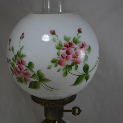 3 Way Hand Painted 2 Globe Lamp