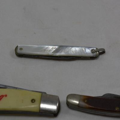 Lot of Vintage Pocket/Pen Knives