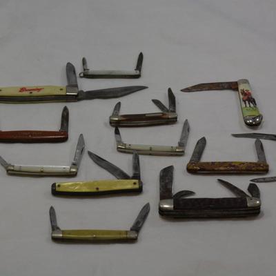Lot of Vintage Pocket/Pen Knives