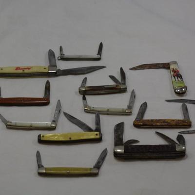 Lot of Vintage Pocket/Pen Knives