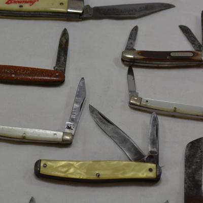 Lot of Vintage Pocket/Pen Knives