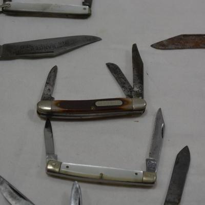 Lot of Vintage Pocket/Pen Knives