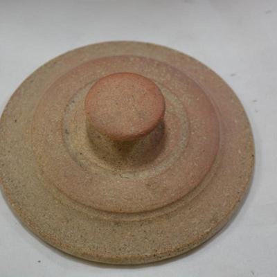 Signed 12" Urn with Lid & Interior Glaze
