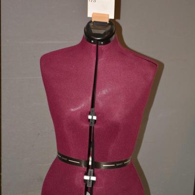 Vintage Adjustable Dress Form with Hem Guide