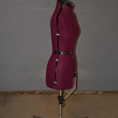 Vintage Adjustable Dress Form with Hem Guide