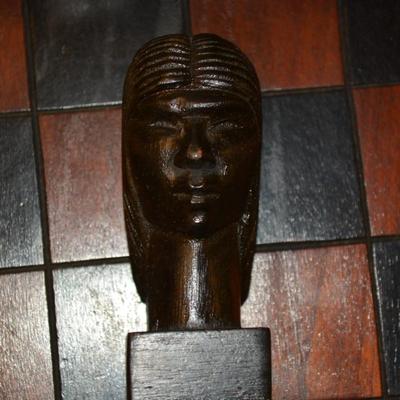 Carved Wooden Maya Themed Chess Set/Board