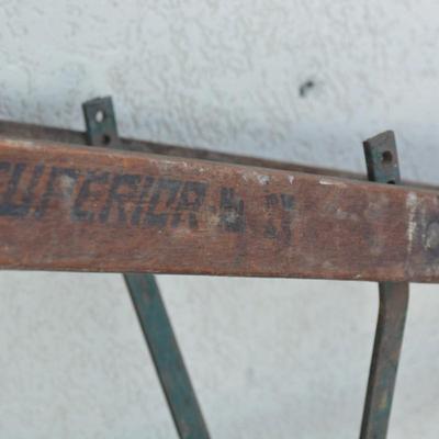 Very Vintage "Superior" Iron and Wood Cultivator