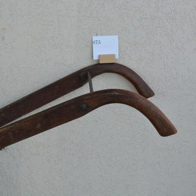 Very Vintage "Superior" Iron and Wood Cultivator