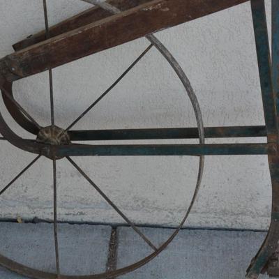 Very Vintage "Superior" Iron and Wood Cultivator
