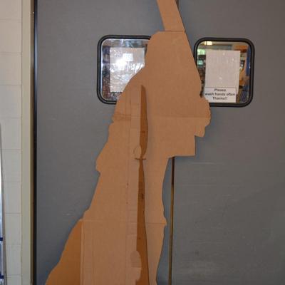 Vintage Life Size Luke Skywalker Cardboard Cutout