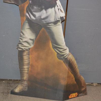 Vintage Life Size Luke Skywalker Cardboard Cutout