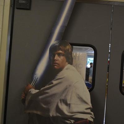 Vintage Life Size Luke Skywalker Cardboard Cutout