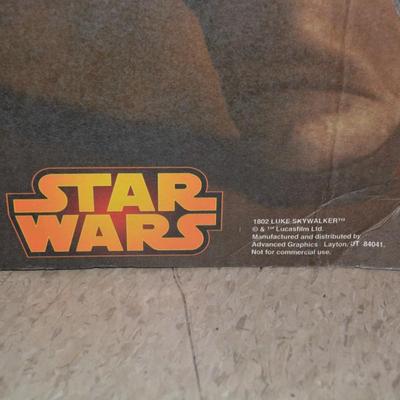 Vintage Life Size Luke Skywalker Cardboard Cutout