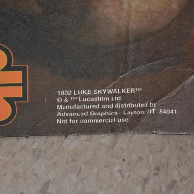 Vintage Life Size Luke Skywalker Cardboard Cutout