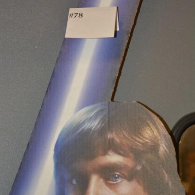 Vintage Life Size Luke Skywalker Cardboard Cutout