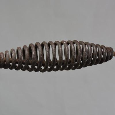 Vintage Wire Milk Basket with 2 Bottles
