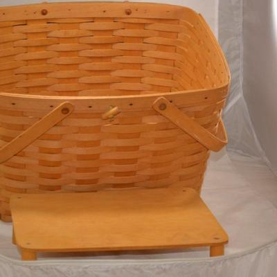 1996 Longaberger Picnic Basket with Table