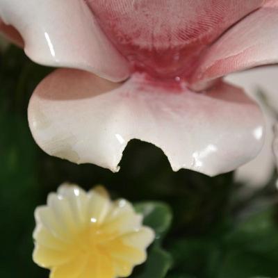 Vintage Capodimonte Porcelain Floral Bouquet AS IS