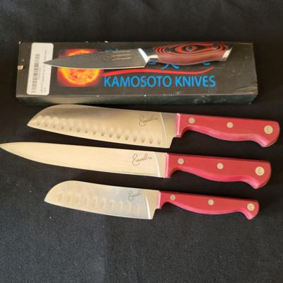 Kamosoto Damascus Steel Knife and More (D-DW)