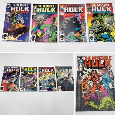 MARVEL COMICS ~ 1987 ~ The Incredible Hulk ~ Lot of 12 ~