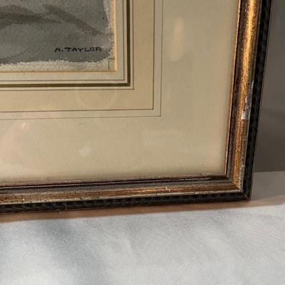 Albert Taylor Framed & Matted Artwork (MBR-MG)