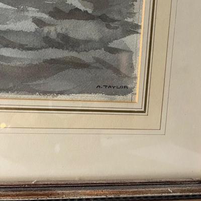 Albert Taylor Framed & Matted Artwork (MBR-MG)