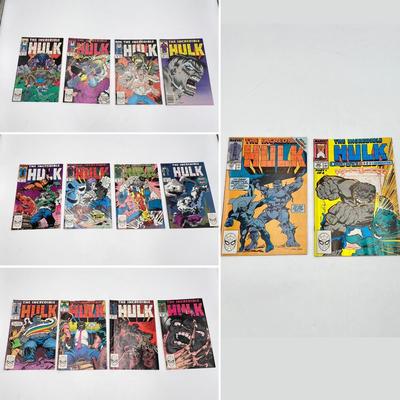 MARVEL COMICS ~ 1989 ~ The Incredible Hulk ~ Lot of 12 ~ Jan # 351 thru Dec # 364