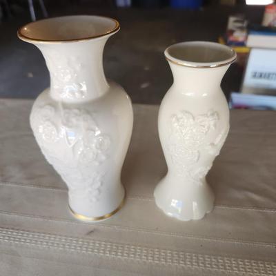 Small Lenox vases