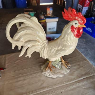 Large ceramic Rooster