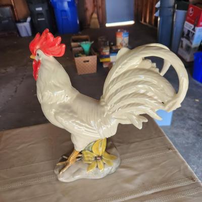 Large ceramic Rooster