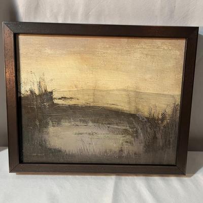 Two Framed Seaside Paintings (MBR-MG)