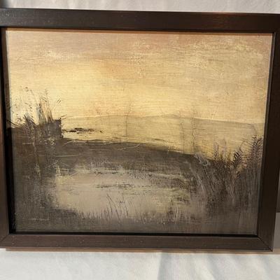 Two Framed Seaside Paintings (MBR-MG)