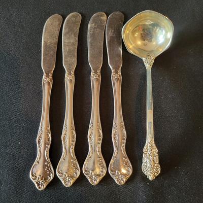 Nieman Marcus Butter Knives, Marble Lazy Susan and More (D-DW)