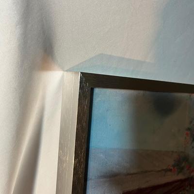 The Red Boats Claude Monet Frames Print & Seaside Framed Print (MBR-MG)