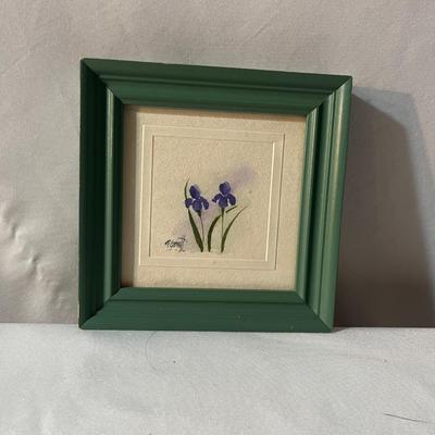 Four Framed Floral Art Pieces (MBR-MG)