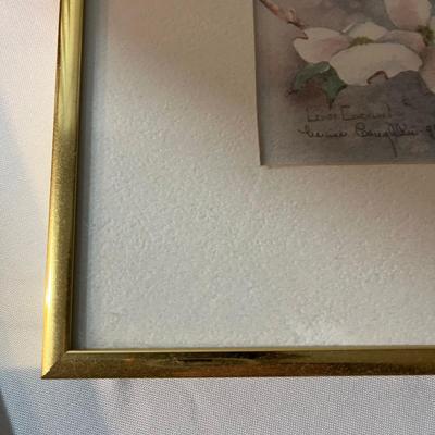 Four Framed Floral Art Pieces (MBR-MG)