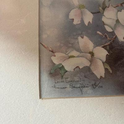 Four Framed Floral Art Pieces (MBR-MG)