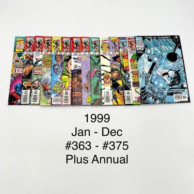 MARVEL COMICS ~ X-Men ~ The Uncanny~ Lot of 168 Comic Books - 1987 thru 2000 ~