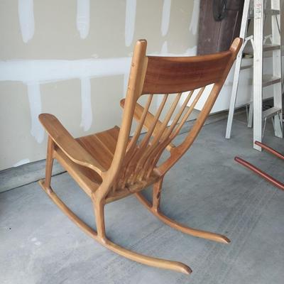 BEAUTIFUL HAND CRAFTED IN GERMANY ROCKING CHAIR
