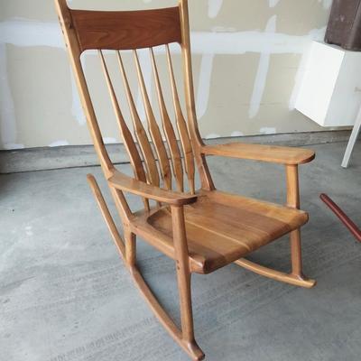 BEAUTIFUL HAND CRAFTED IN GERMANY ROCKING CHAIR