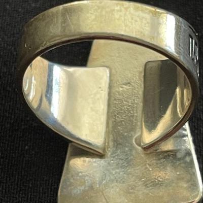 CAROLYN POLLACK STERLING STATEMENT RING