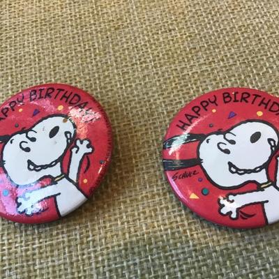 1958. Snoopy Buttons