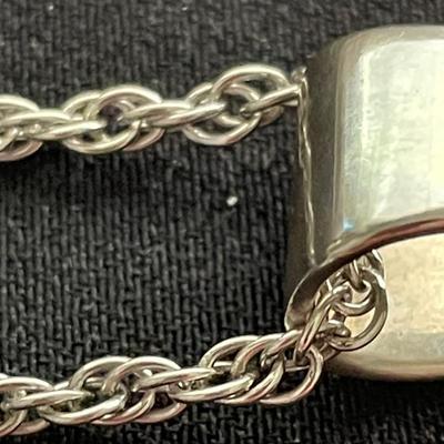 VINTAGE CAROLYN POLLACK STERLING PENDANT AND CHAIN