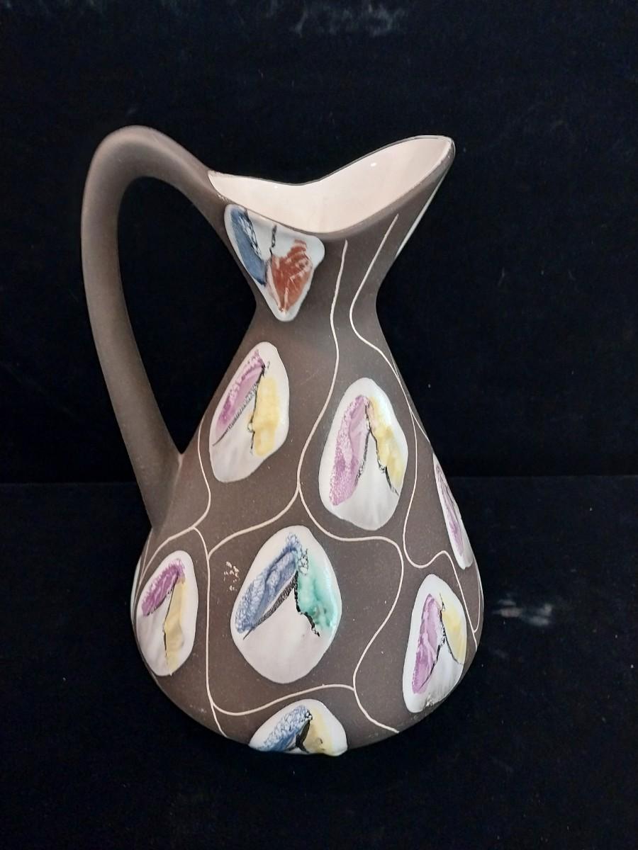 GORGEOUS MID-CENTURY BAY VASE, DESIGN BODO MANS 1950S, DECOR KONGO WEST  GERMANY | EstateSales.org