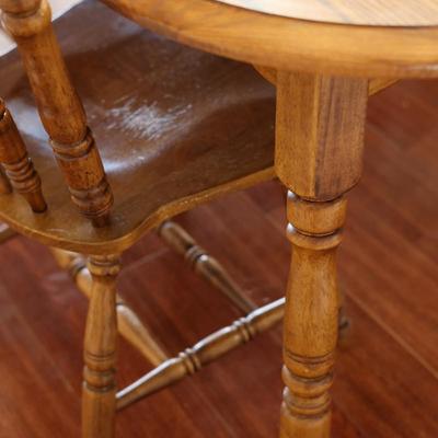 Dining Table With Six (6) Chairs & One (1) Leaf