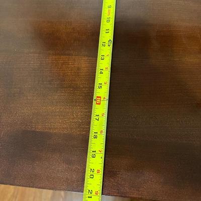 Two Tier Console Table W/ (2) Cabinets & (1) Drawer