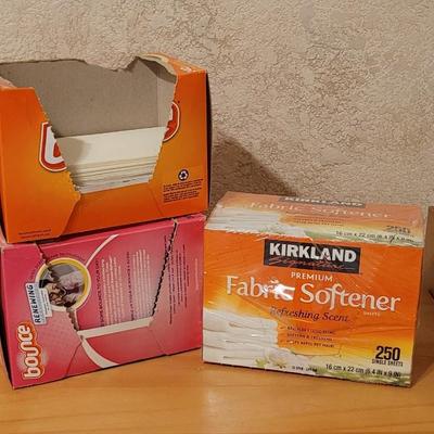 Bounce and Kirkland Dryer Sheets