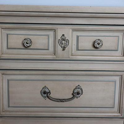 Double Bed Frame W/ Box Spring & Night Stand By DIXIE