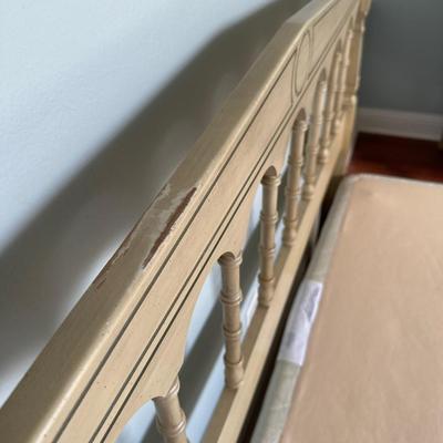 Double Bed Frame W/ Box Spring & Night Stand By DIXIE