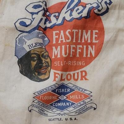 Vintage Small Muffin Flour Bag